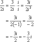 3/2i = −(3/2)i